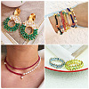 21 Strands 21 Colors Electroplate Glass Beads Strands EGLA-TA0003-07-9