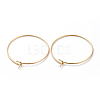 316 Surgical Stainless Steel Hoop Earring Findings X-STAS-J025-01C-G-1
