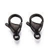 304 Stainless Steel Lobster Claw Clasps LS-STAS-T065-15mm-34B-1