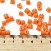 Baking Painted Glass Bead SEED-H002-K-D306-4