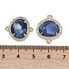 Natural Sodalite Faceted Oval Links G-B126-01G-04-3