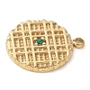 Ion Plating(IP) 304 Stainless Steel with Rhinestone Charms STAS-Q345-02G-02-2