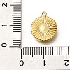 304 Stainless Steel Rhinestone Charms STAS-M109-11G-4