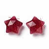 Natural Red Jade Charms X-G-H241-04H-2