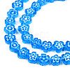 Handmade Millefiori Glass Bead Strands LAMP-N029-017B-14-3