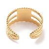 304 Stainless Steel Open Cuff Rings RJEW-K273-10G-3