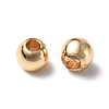 Rack Plating Brass Beads KK-E070-01A-G-1