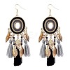 Alloy Oval Chandelier Earrings FS-WGD7741-03-1