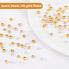 120Pcs 15 Styles Zinc Alloy Spacer Beads FIND-GA0004-65-4