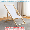 1Pc Chair Polycotton Cloth AJEW-GF0015-38M-4