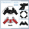 PVC Carved Self-adhesion Applique FIND-WH0149-22A-2
