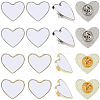 10 Sets Sublimation Blank Brooch Pins FIND-SP0004-08C-7