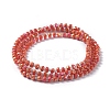 Electroplate Glass Beads Strands EGLA-J147-A-FR09-3