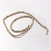 Electroplate Non-magnetic Synthetic Hematite Bead Strands G-F300-34-06-2
