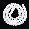 Opaque Glass Beads Strands GLAA-Q114-01A-B01-2