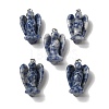 Natural Blue Spot Jasper Pendants G-C095-03P-01-1