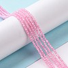 Cubic Zirconia Beads Strands G-F596-48G-2mm-4