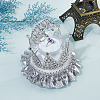 Plastic Rhinestone Ring Boxes CON-WH0086-142-4