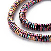 Electroplate Non-magnetic Synthetic Hematite Beads Strands G-N0321-07G-3