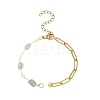 3Pcs 3 Styles 304 Stainless Steel Paperclip Chain Bracelet Making AJEW-JB01434-2
