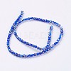 Handmade Evil Eye Lampwork Beads Strands LAMP-J089-B02-2