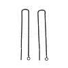 304 Stainless Steel Stud Earring Finding STAS-E161-07EB-2