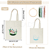 DIY Canvas Bag Embroidery Kits DIY-WH0304-684A-2