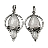 Natural Quartz Crystal Pendants G-F766-04AS-06-1