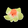 Handmade Polymer Clay 3D Flower Plumeria Beads CLAY-Q192-15mm-13-2