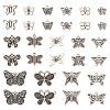 90Pcs 15 Style Tibetan Style Alloy Pendants FIND-TA0003-54-3