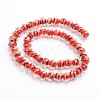 Handmade Gold Sand Lampwork Rondelle Beads Strands LAMP-I010-C-03-2