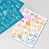 Silk Screen Printing Stencil DIY-WH0341-300-6