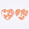 Transparent Clear Cellulose Acetate(Resin) Pendants KY-T040-56D-2