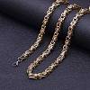 Stainless Steel Byzantine Chains Necklaces for Men FS-WG56795-82-1