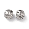 304 Stainless Steel Rhinestone European Beads STAS-A092-10J-P-1