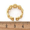 Brass Cuff Rings RJEW-C120-15G-5