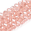 Electroplate Glass Beads Strands LS-EGLA-A034-T10mm-A34-1