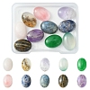 10Pcs Natural Mixed Gemstone Cabochons G-FS0005-68-1