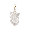 Angel Glass Pendants Decorations HJEW-MZ00006-01-1