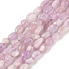 Natural Kunzite Beads Strands G-A254-B02-01-1
