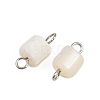 Natural Shell Square Connector Charms X1-STAS-D378-23P-2