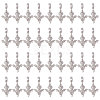 36Pcs Alloy European Dangle Charms MPDL-CA0001-06P-1