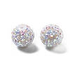 Acrylic Rhinestone Ball Beads OACR-A035-01-3