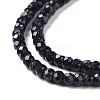 Synthetic Blue Goldstone Beads Strands G-H280-07-4