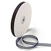 100 Yards Polka Dot Print Nylon Ribbons OCOR-G014-01B-1