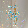 1Bag Iron & Glass Hanging Ornaments HJEW-SP0001-65B-7
