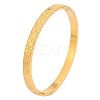 304 Stainless Steel Embossed Heart Hinged Cuff Bangles for Women WG2D3B0-01-3