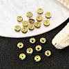 Brass Grade A Rhinestone Spacer Beads RSB034NFG-4