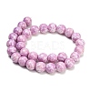 Baking Paint Glass Beads Strands GL-CBA8F4B-02F-3