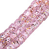 Handmade Silver Foil Lampwork Beads FOIL-N004-01A-07-1